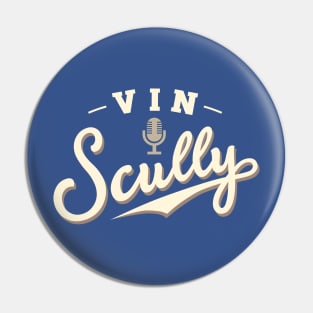 Vin Scully 3 by Buck Tee Originals Pin