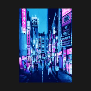 Tokyo Neon Night Synthwave T-Shirt