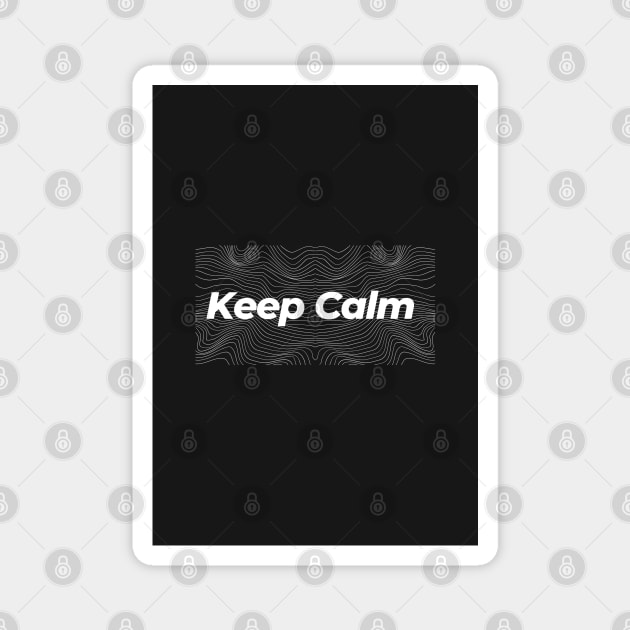 Keep Calm Magnet by Cats Roar