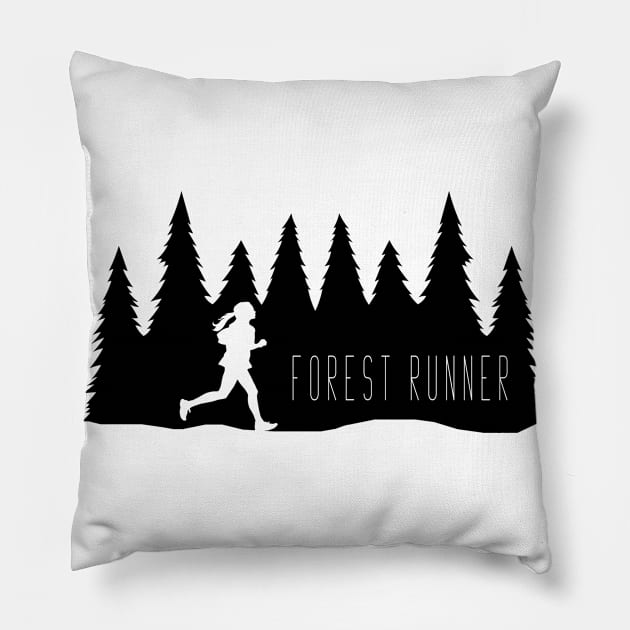 Runner Pillow by OneRedFox