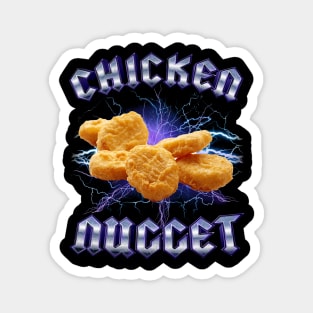 Tender Chicken Nugget Love, Tee Triumph for Culinary Aficionados Magnet