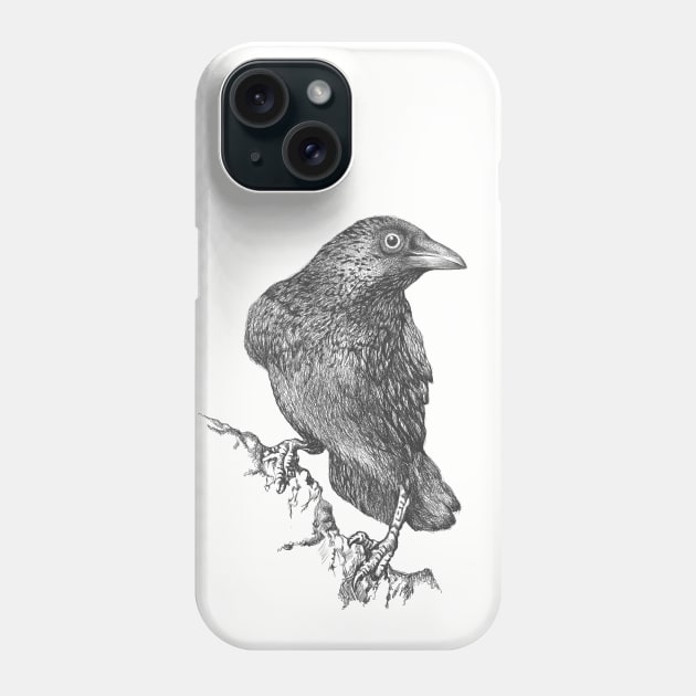 Raven Phone Case by GeeTee