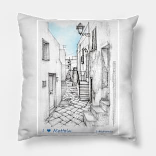 I love Mottola, schiavonia (4), Puglia, Italy Pillow