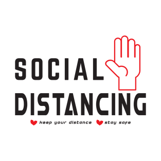 SOCIAL DISTANCING - ON LIGHT COLORS T-Shirt