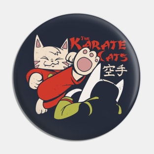 the karate cats Pin
