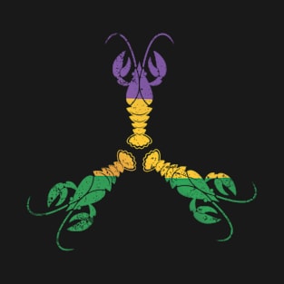 Mardi Gras Craw Fish - Orleans Carnival T-Shirt