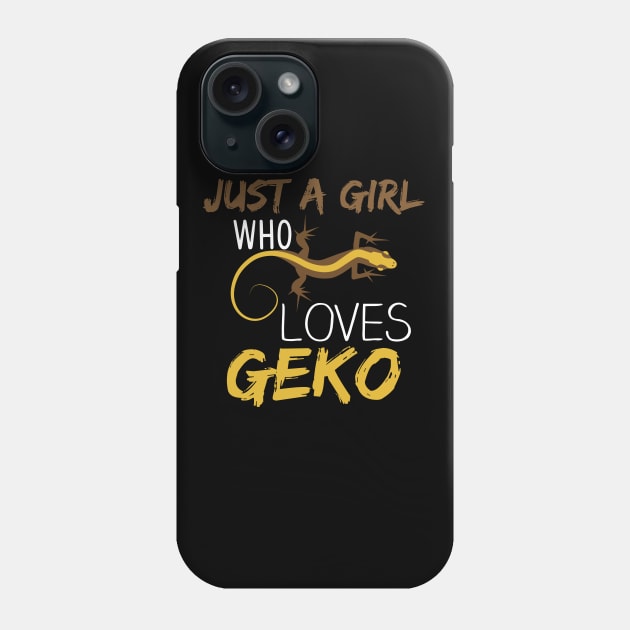 Just A Girl Who Loves Giko Gift Giko Lovers Gift Phone Case by mommyshirts