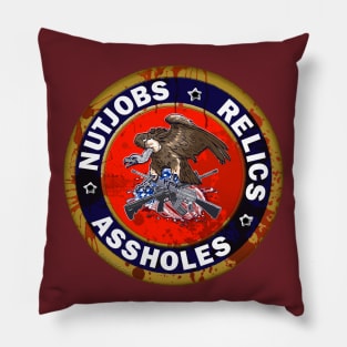 Nutjobs Relics A-holes Pillow