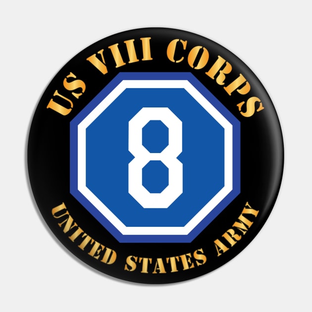 US VIII Corps - US Army w SSI X 300 Pin by twix123844