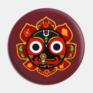 Jagannatha Swami of the Universe Pin