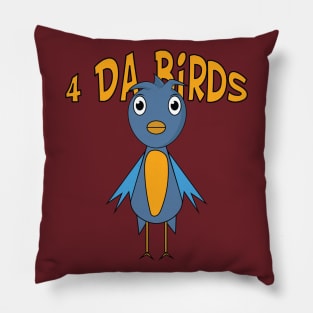 Blue Bird Pillow