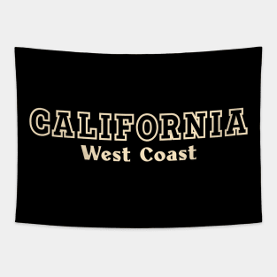 California - West Coast // Typography Design Tapestry