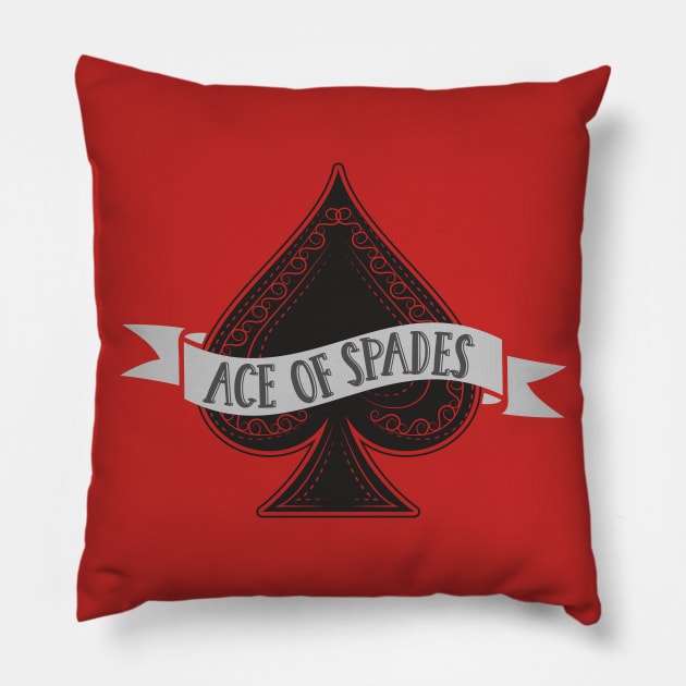 Ace of Spades Pillow by holidaystore