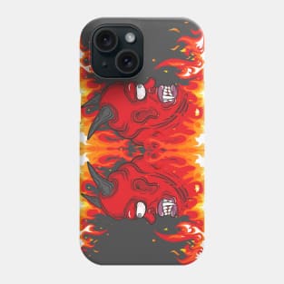 twin demon flame Phone Case