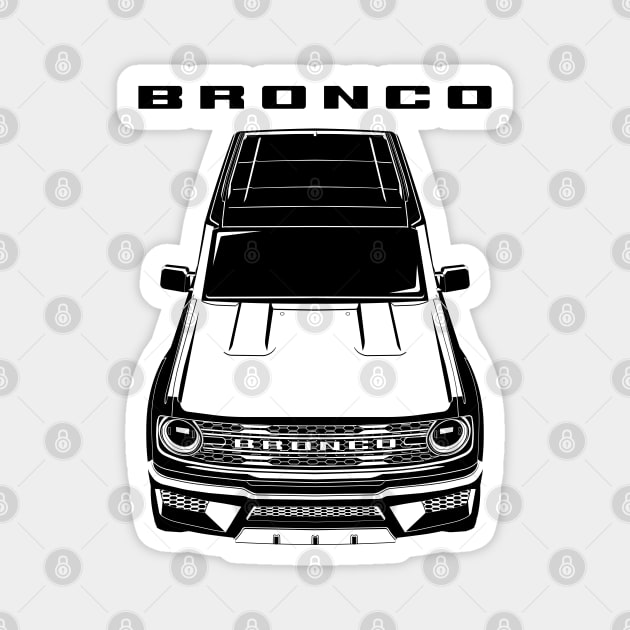 Ford Bronco Black Top 2021 Magnet by V8social