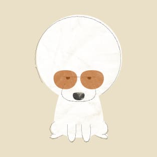 Afro Pup with Shades T-Shirt