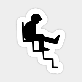 Man on Stairs Magnet