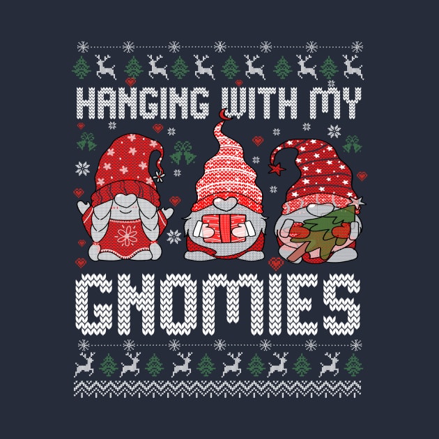 Hanging With my Gnomies Funny Christmas by drreamweaverx