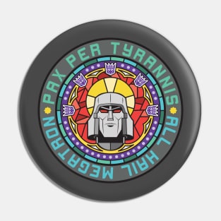 Megatron stained glass emblem Pin