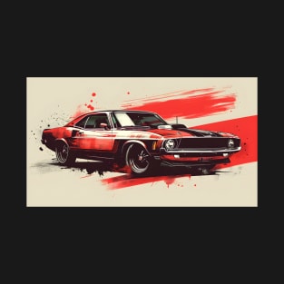 Comic-Esque American Muscle Car T-Shirt