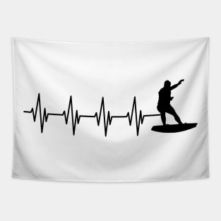 Surfer Heartbeat Tapestry