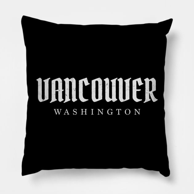 Vancouver, Washington Pillow by pxdg