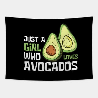 Just A Girl Who Loves Avocados Funny Tapestry