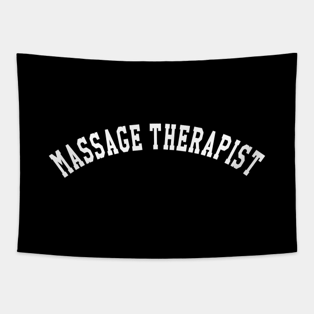 Massage Therapist Tapestry by KC Happy Shop