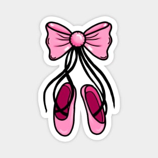 Pink Ballet Shoes Magnet