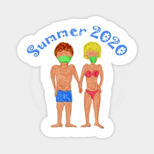 Trikini Funniest Corona Virus Stickers 2020 Magnet