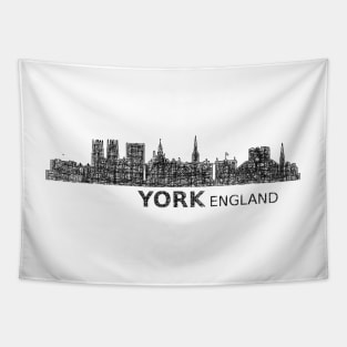 York England - World Cities Series by 9BH Tapestry