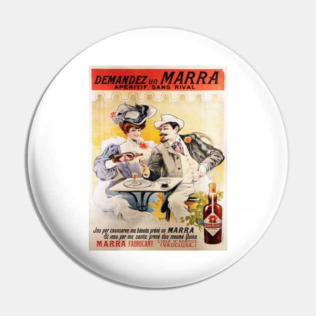 Vintage Marra Ad Pin by RockettGraph1cs