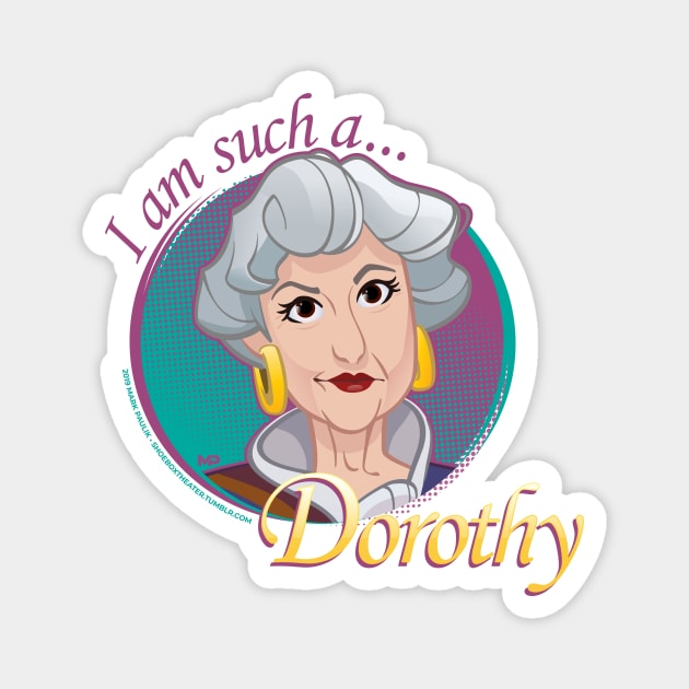 The Golden Girls - Dorothy Magnet by markpaulik