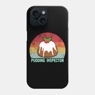 Retro Christmas Figgy Pudding Inspector Phone Case