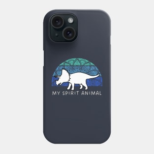 Triceratops Spirit Animal Phone Case