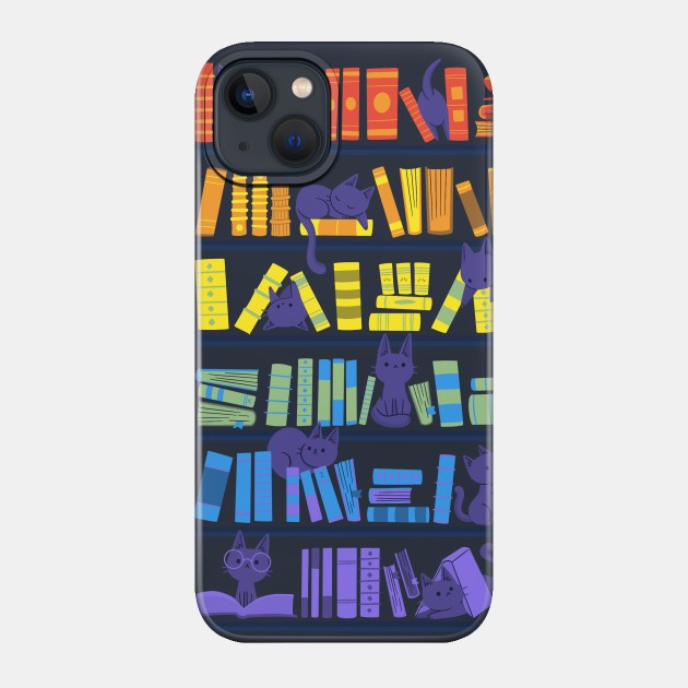 Library Kittens - Cats - Phone Case