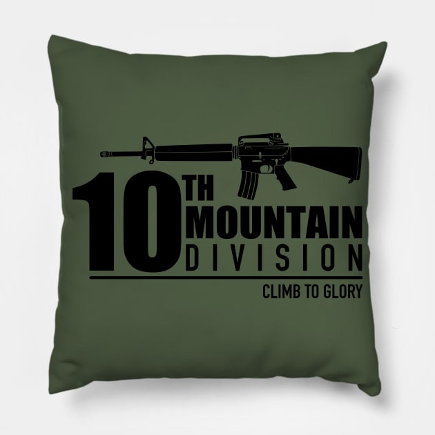 10th Mountain Division Pillow by TCP