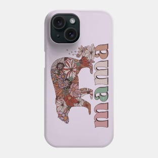 Mama Bear Floral Art Phone Case