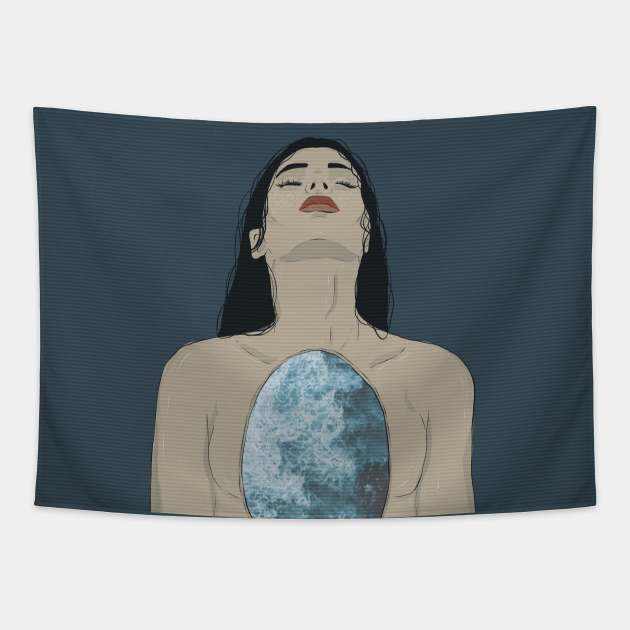 Inner ocean Tapestry by DemoNero