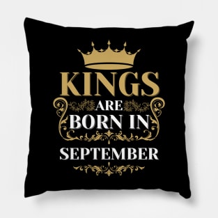 kings are born in september Pillow