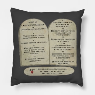 10 Commandments of AKT Combatives Jujitsu Pillow