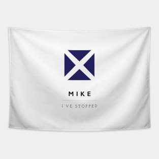 Mike: ICS Flag Semaphore Tapestry