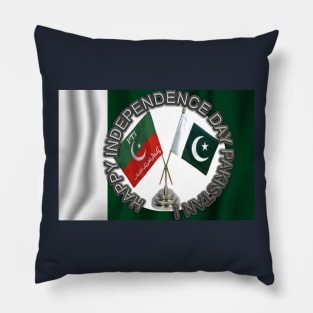 HAPPY INDIPENDENCE DAY PAKISTAIN Pillow