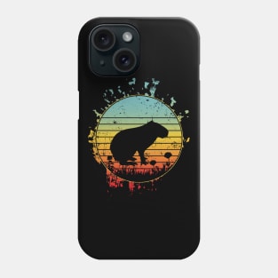 cool capybara Enthusiasts animals aesthetic Phone Case