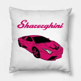 sharerghini pink Pillow