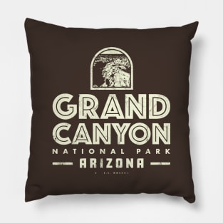 Vintage Grand Canyon National Park Pillow