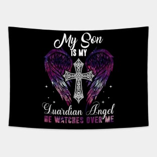 Son Is Guardian Angel He Watches Over Me Tapestry