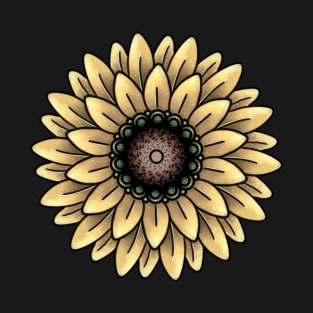 Cute Sunflower Mandala T-Shirt