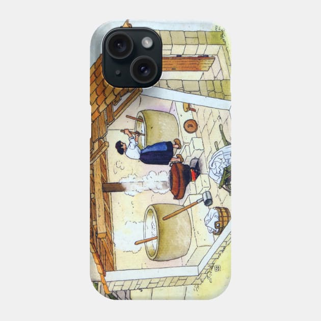 Le lavoir Phone Case by JonDelorme