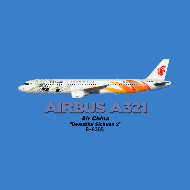 Airbus A321 - Air China "Beautiful Sichuan 2" by TheArtofFlying